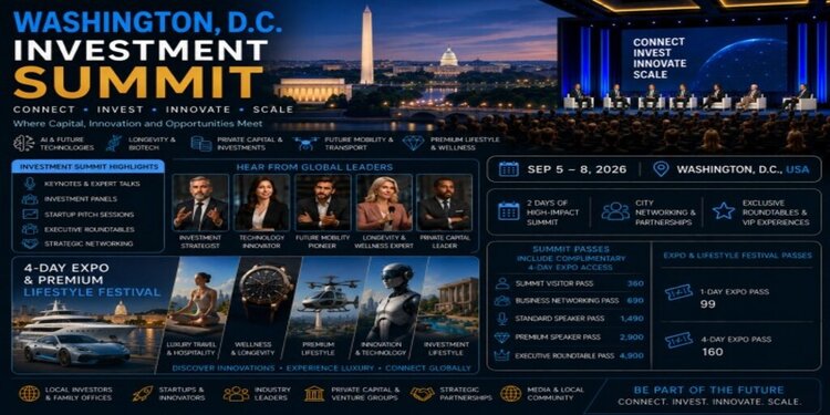 Washington Investment Summit & Future Lifestyle Festival 2026