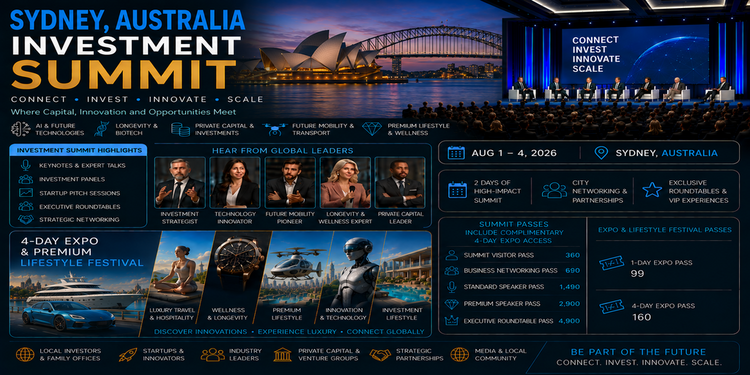 Sydney Investment Summit & Future Lifestyle Festival 2026