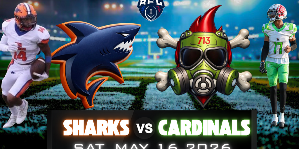 RFL football game Banner