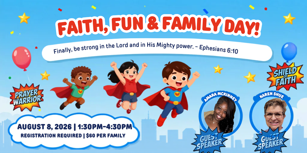 FAITH, FUN AND FAMILY DAY! Banner