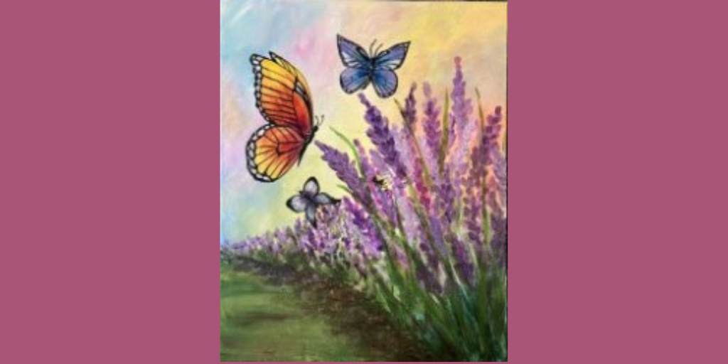 Summer Paint and Sip (On the Patio if the weather allows!) Banner