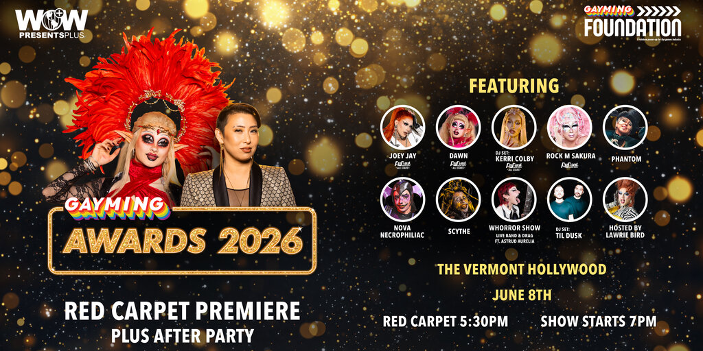 Gayming Awards 2026 Premiere - General Entry Banner