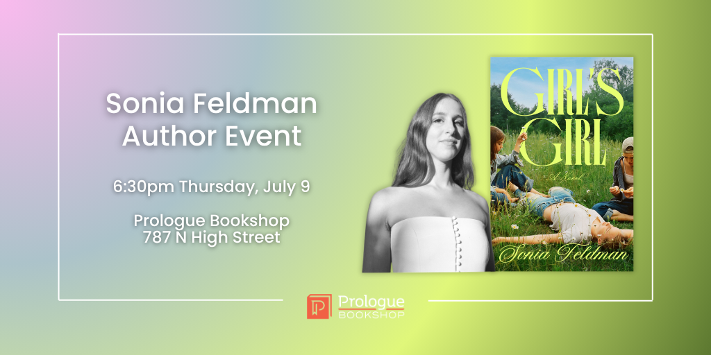 Author Event with Sonia Feldman, Girl's Girl Banner