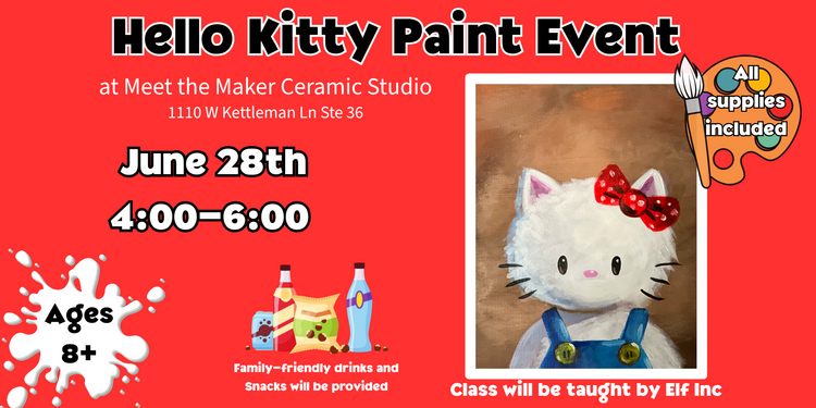 Hello Kitty Paint Event