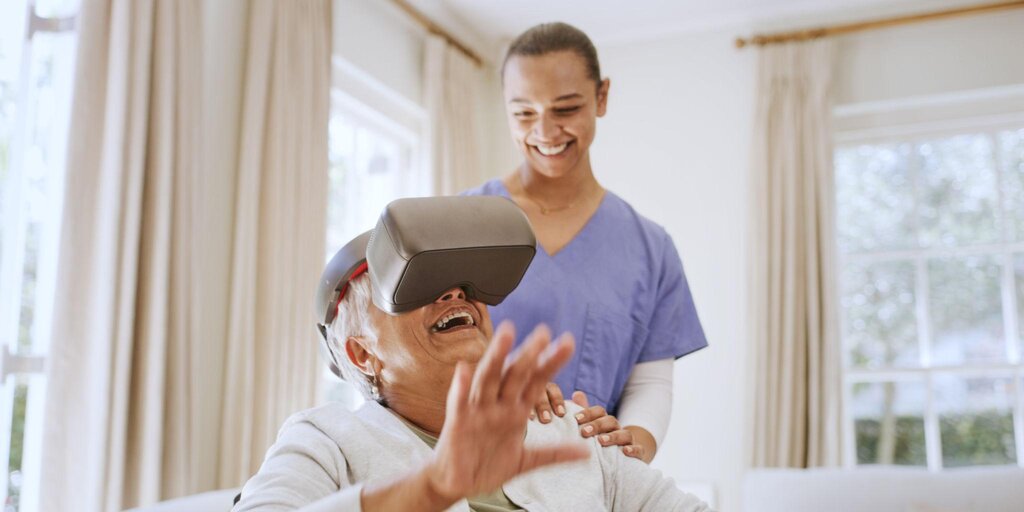 Virtual Reality for Connection, Comfort, and Meaningful Engagement Banner