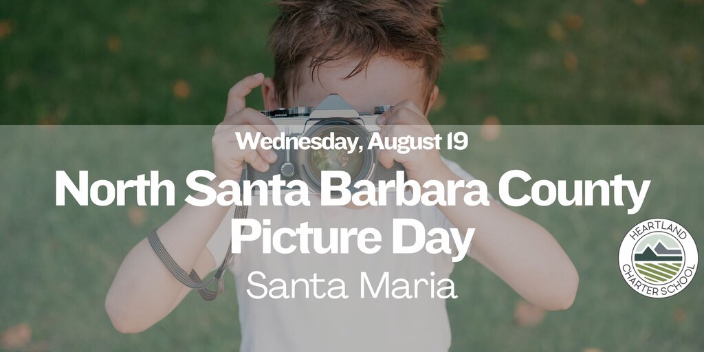 North Santa Barbara County Picture Day- Heartland Charter School Banner