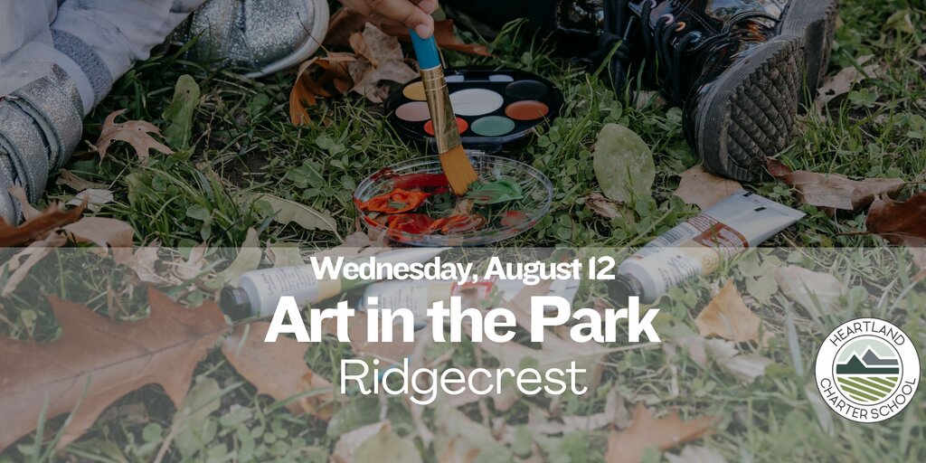 Art in the Park- Heartland Charter School Banner