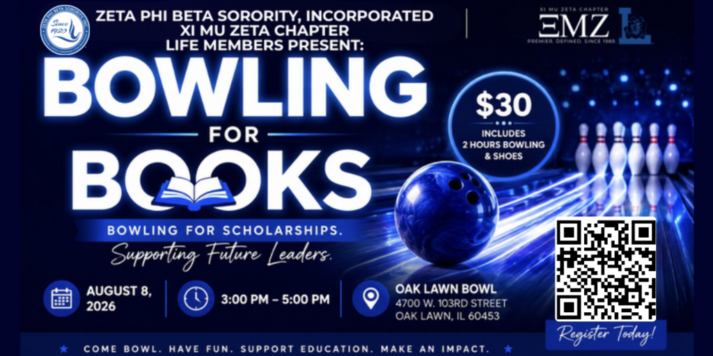 2nd Annual "Bowling for Books" Banner