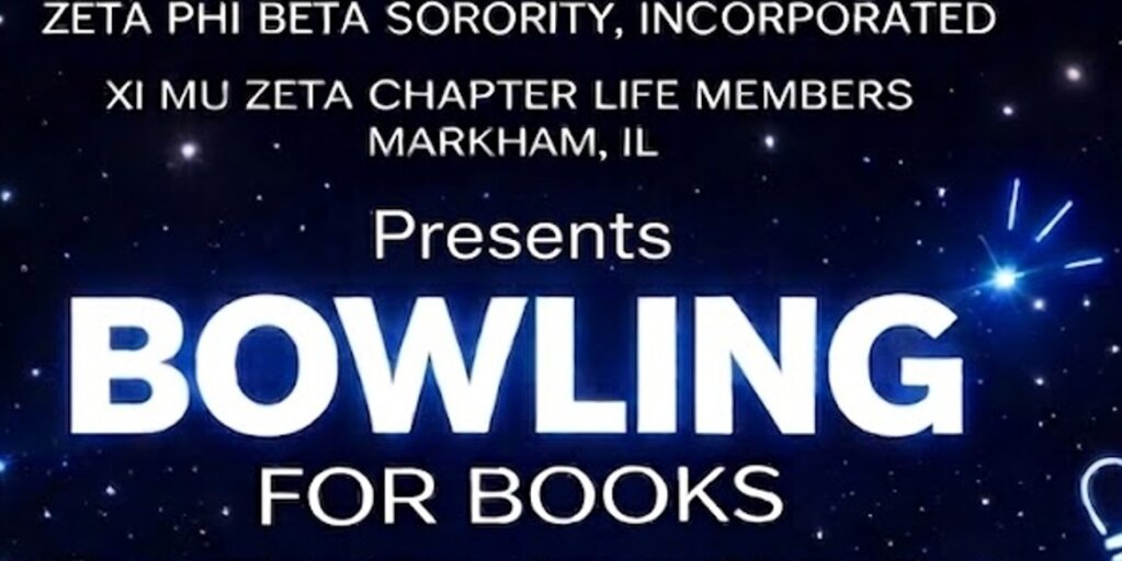 2nd Annual "Bowling for Books" Banner