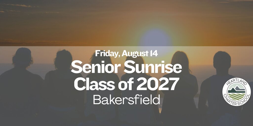Senior Sunrise- Class of 2027- Heartland Charter School Banner