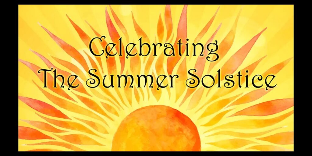 Summer Solstice Yoga Banner