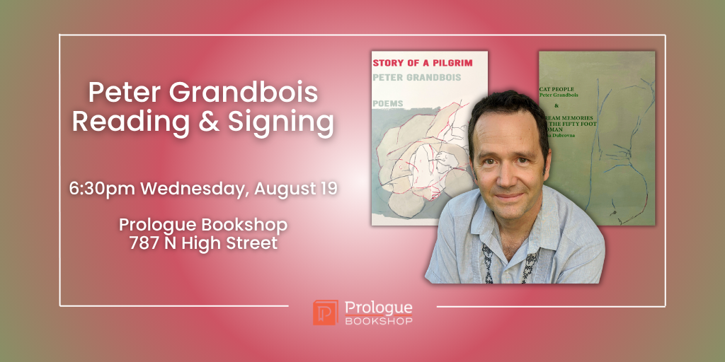 Peter Grandbois Reading & Signing Banner