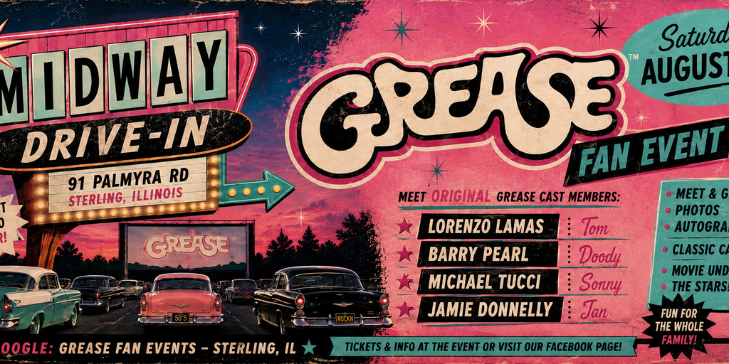 Grease Cast Tour- Sterling,IL Banner
