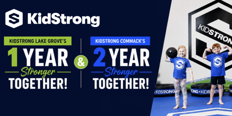 KidStrong Lake Grove's 1 Year & KidStrong Commack's 2 Year