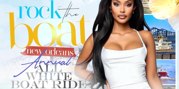 ROCK THE BOAT ANNUAL ALL WHITE BOAT RIDE PARTY ESSENCE FEST WEEKEND 2026