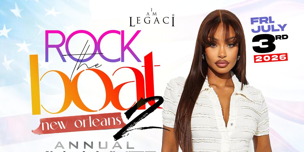 Rock The Boat Part 2: All White 4th of July Cruise During Essence Fest 2026 Banner