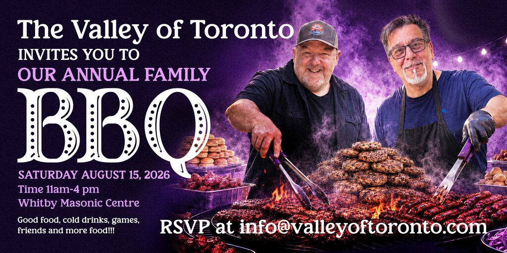 Valley of Toronto - 2026 BBQ Whitby Banner