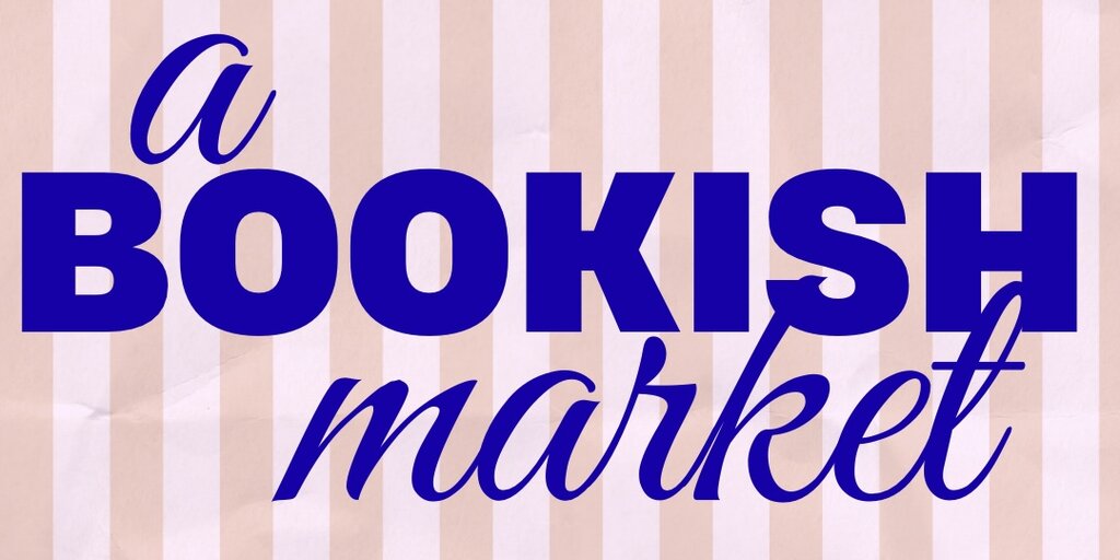 A Bookish Market Banner