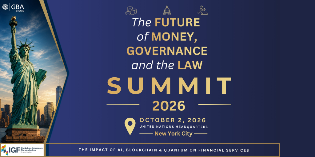 The Future of Money, Governance and the Law Summit - New York Banner