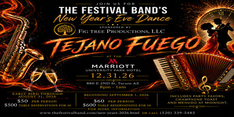 Festival Band's Tejano Fuego NYE Dance