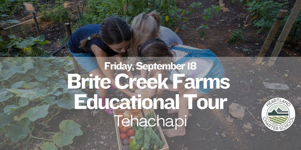 Brite Creek Farms Educational Tour- Heartland Charter School Banner