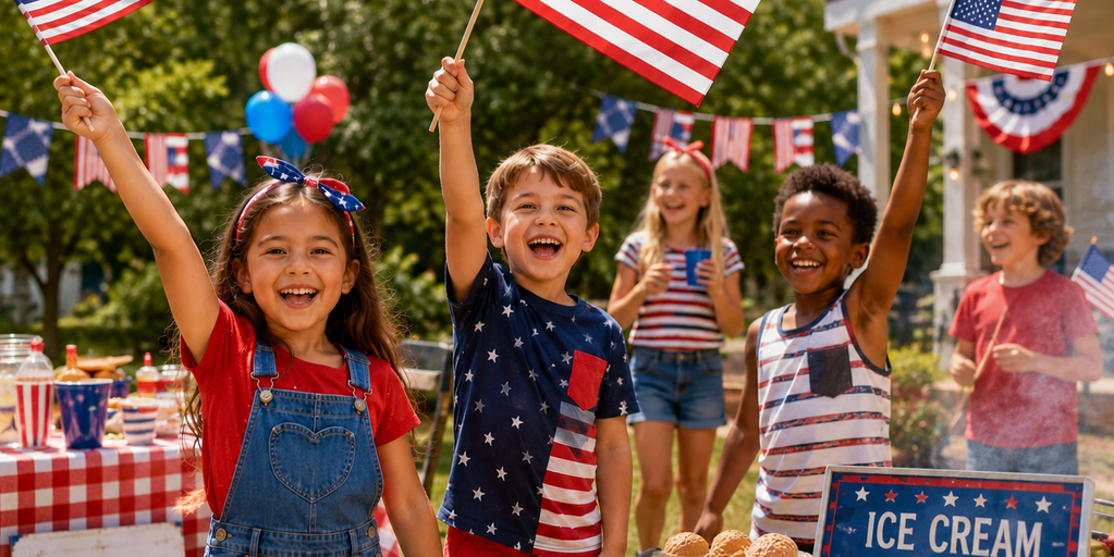 4th of July Celebration Banner