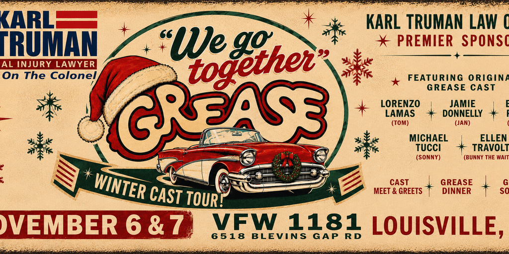 Grease Holiday Cast Tour-Louisville,KY Banner