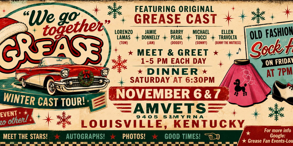 Grease Holiday Cast Tour-Louisville,KY Banner