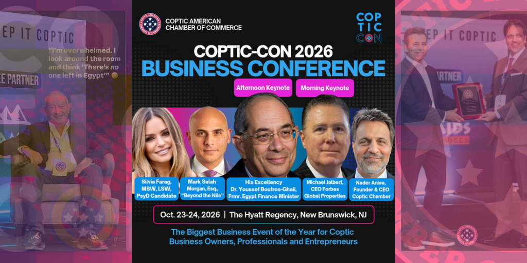 COPTIC-CON 2026 Business Conference Banner