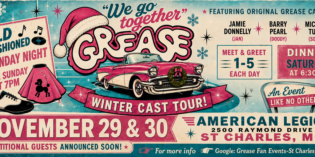 Grease Holiday Cast Tour-St Charles,Mo Banner
