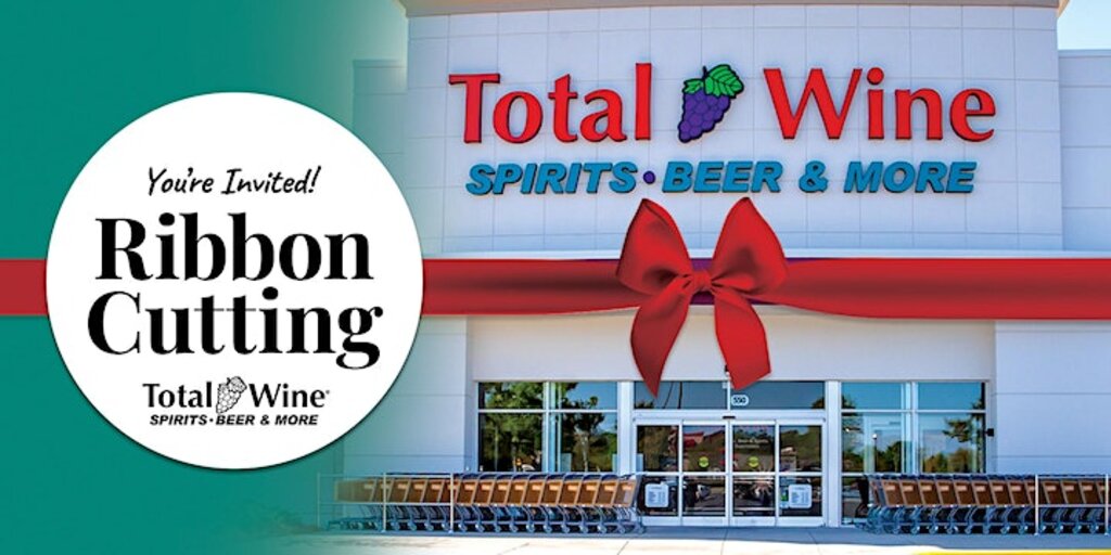 Bakersfield Total Wine & More's Preview Party & Ribbon Cutting Banner