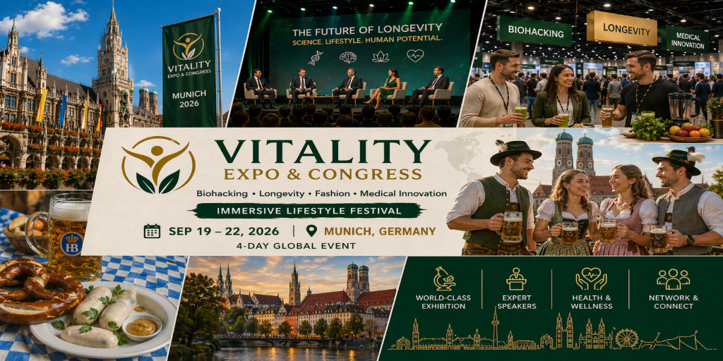 VIVAVITA Longevity, Biohacking Premium Lifestyle Expo – Munich Edition Banner