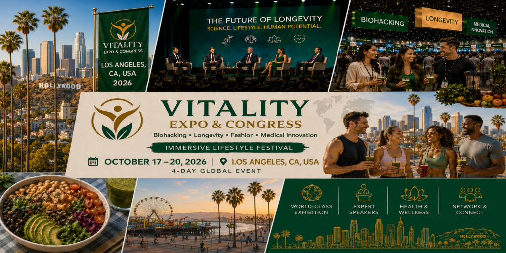 VIVAVITA Longevity, Biohacking Premium Lifestyle Expo – Los Angeles Edition Banner