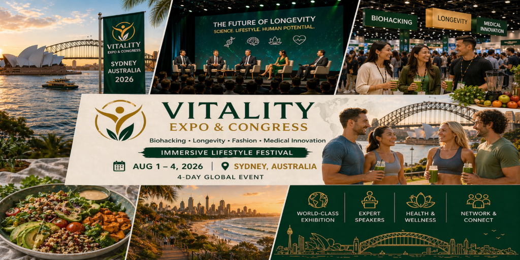 VIVAVITA Longevity, Biohacking Premium Lifestyle Expo – Sydney Edition Banner