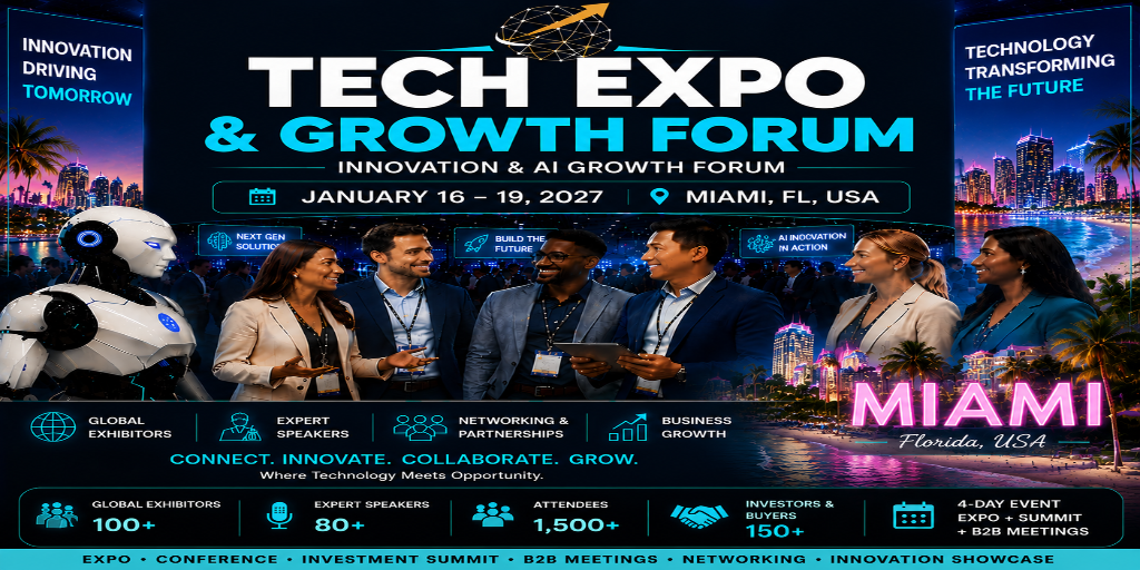 TEC-MAR Expo & Investments Summit + Growth Forum – Miami edition Banner