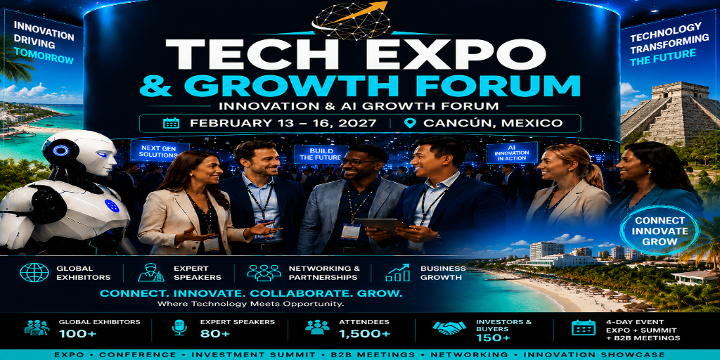 TEC-MAR Expo & Investments Summit + Growth Forum – Cancún edition Banner