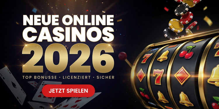 Neue Online Casinos mit Startguthaben ohne Einzahlung 2026