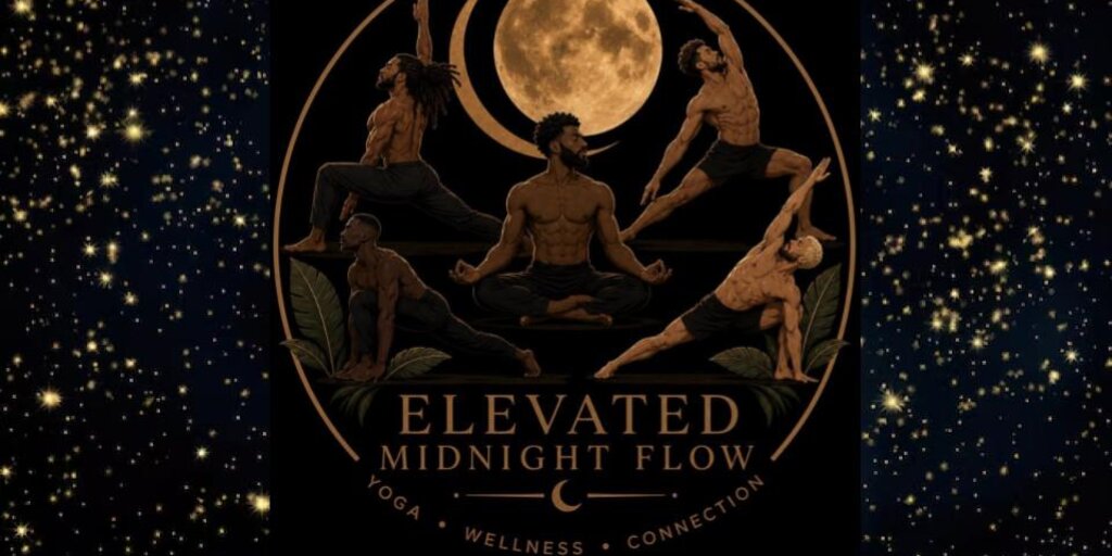 Naturist Yoga for Gay Black Men Banner