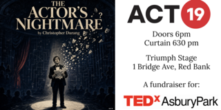 The Actor's Nightmare: comedy to support TEDxAsburyPark, Mon Sept 28, 630pm