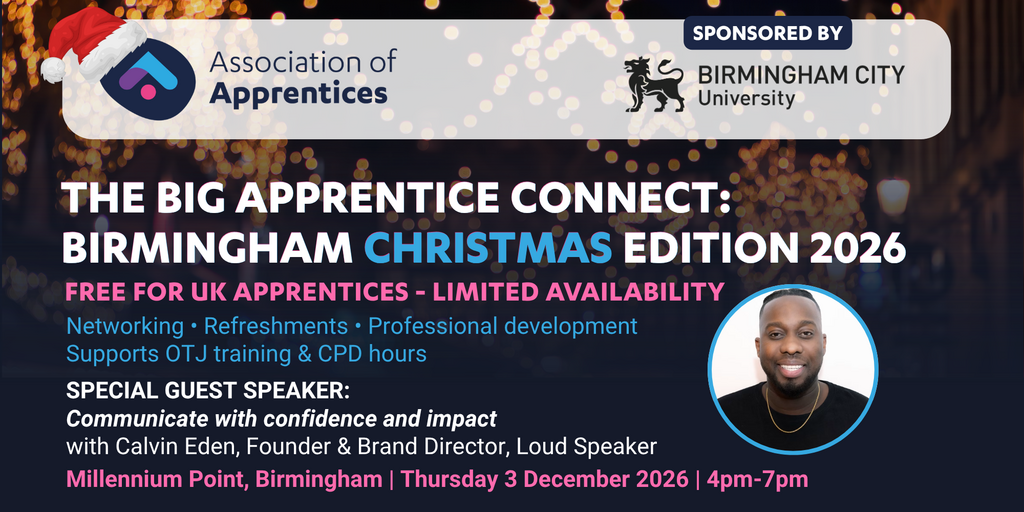 The BIG Xmas Apprentice Connect - Birmingham Banner