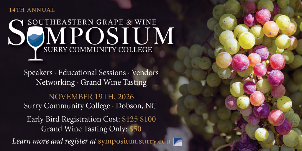 2026 Southeastern Grape and Wine Symposium Banner
