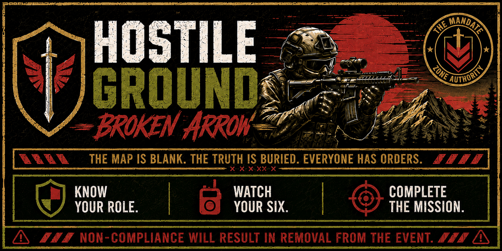 Hostile Ground - Broken Arrow Banner