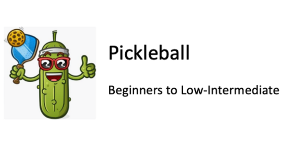 Fall 2026 Very Friendly Pickleball Banner