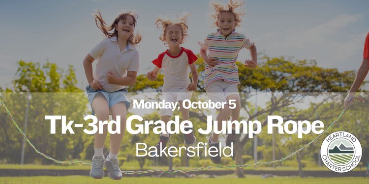 Tk-3rd Grade Jump Rope- Heartland Charter School