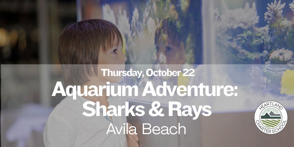 Aquarium Adventure: Sharks & Rays- Heartland Charter School Banner