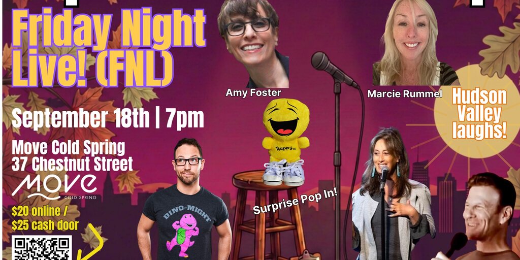 September Stand Up with Friday Night Live (FNL)! Banner