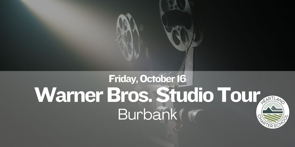 Warner Bros Studio Tour- Heartland Charter School Banner