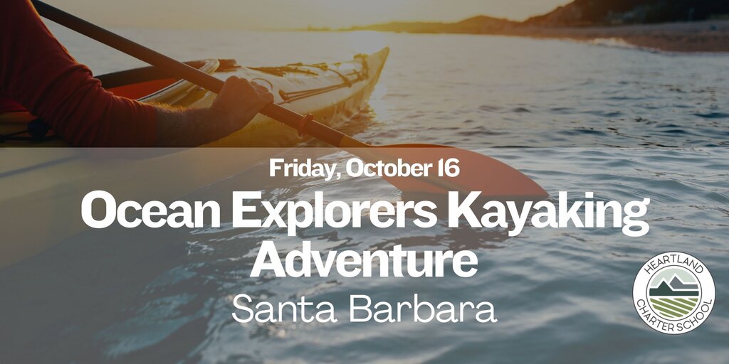 Ocean Explorers Kayaking Adventure- Heartland Charter School Banner