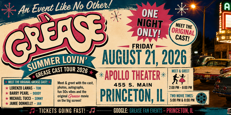 Grease Fan Event-Princeton, IL 