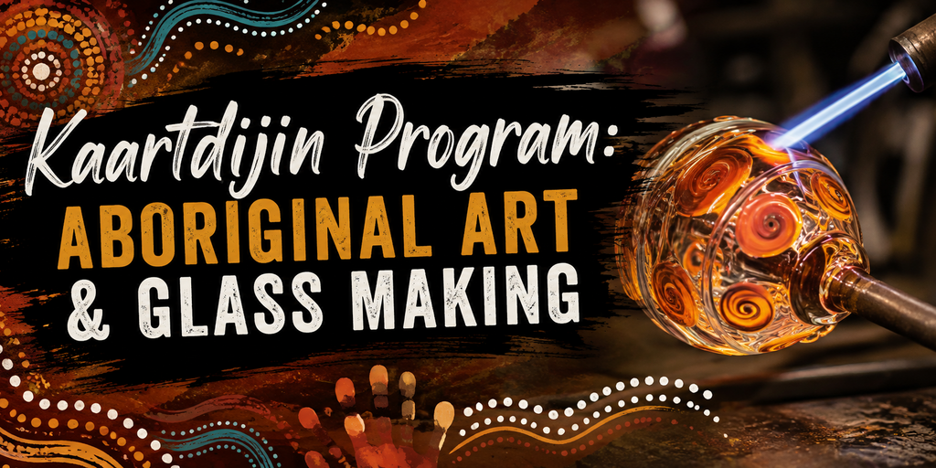 Kaartdijin Program: Aboriginal Art & Glass Making Banner